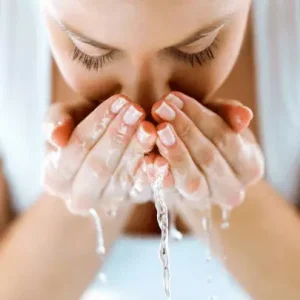 Washing Face Image